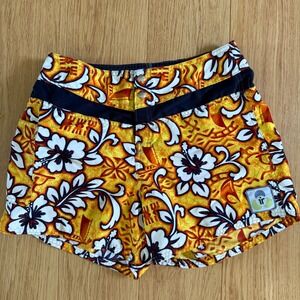 Immersion Research Board Shorts Women 6 Hawaiian Floral Surf Beach Swim Guide